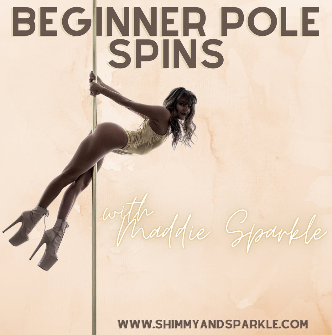Pole Spins with Maddie Sparkle (Beginners)
